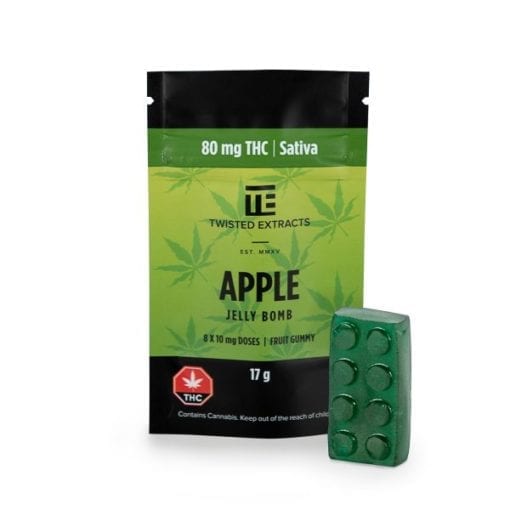 Apple Sativa Jelly Bomb - Twisted Extracts