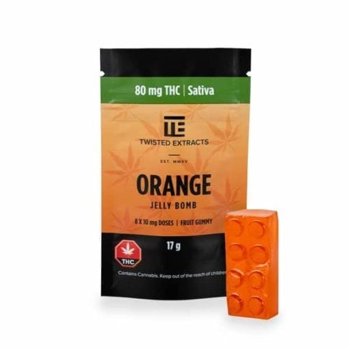 Orange Sativa Jelly Bomb - Twisted Extracts