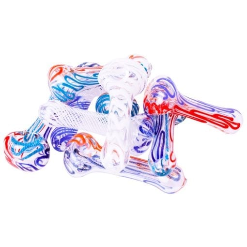 4"-5" Glass Swirl Pipe