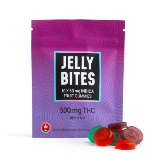 Jelly Bites - Berry Mix (500mg of THC – Indica Extra Strength)