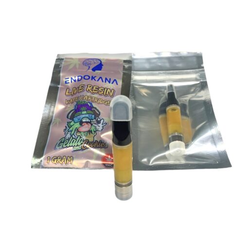 Endokana Live Resin Vape Cartridge + Wulf Uni S Adjustable Cartridge Vaporizer