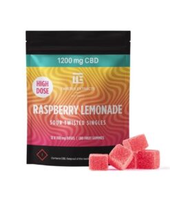 Twisted Extracts - Raspberry Lemonade High Dose Sour Singles (1200MG of CBD)