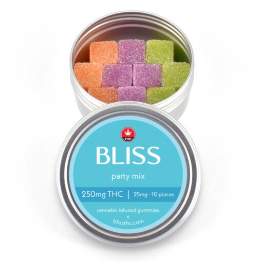 Bliss – Cannabis Infused Gummies (Assorted Flavours - 250mg of THC)