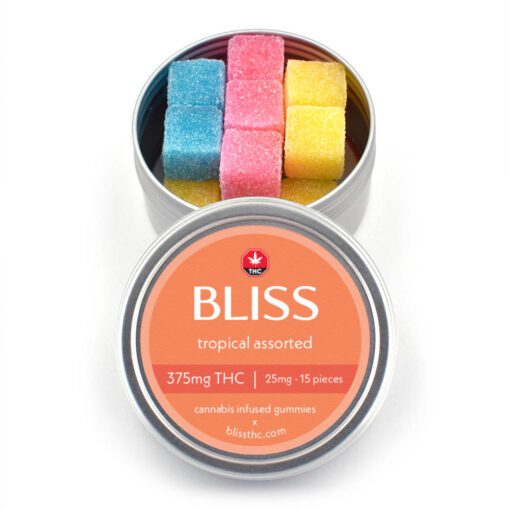 Tropical Assorted Gummies (375mg of THC) - Bliss - Image 2